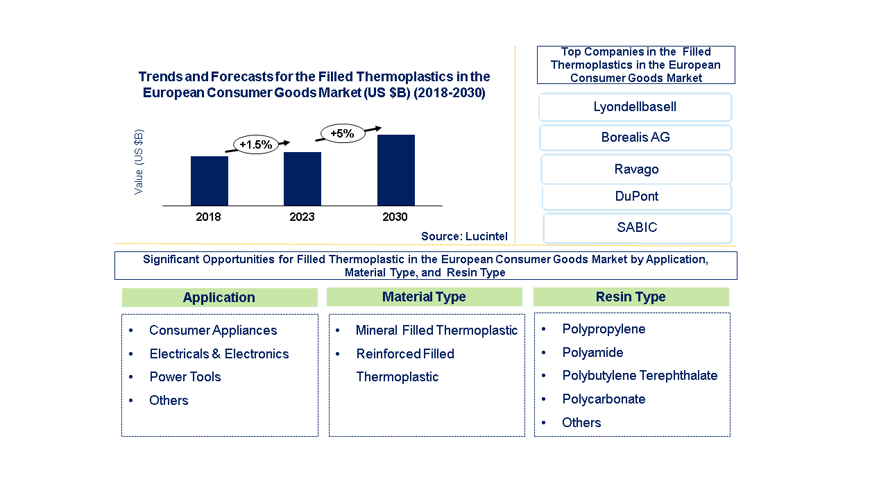 Filled Thermoplastics in the European Consumer Goods Market